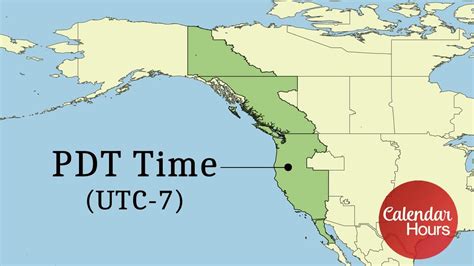 pacific daylight time zone